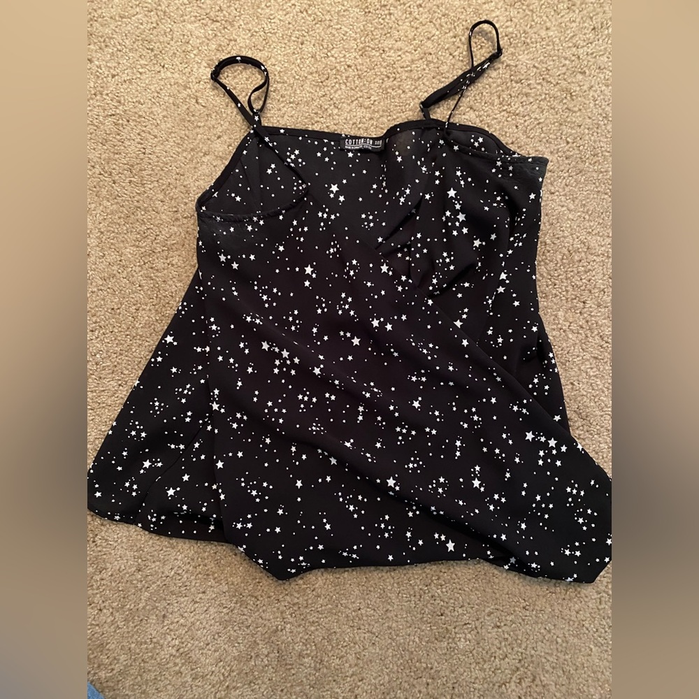Star Print Top
